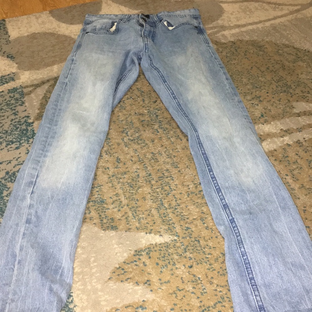 Cotton on light wash jeans